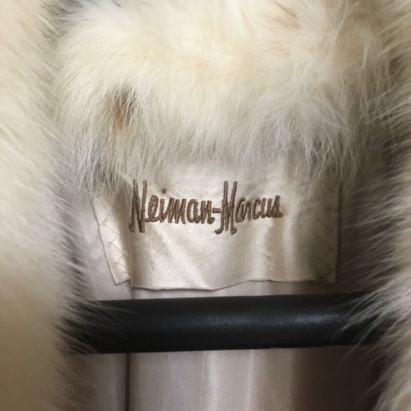White Fox swing coat by Neiman Marcus - Picture 2 of 2